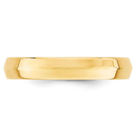 14KY 4mm Knife Edge Comfort Fit Band-KEC040