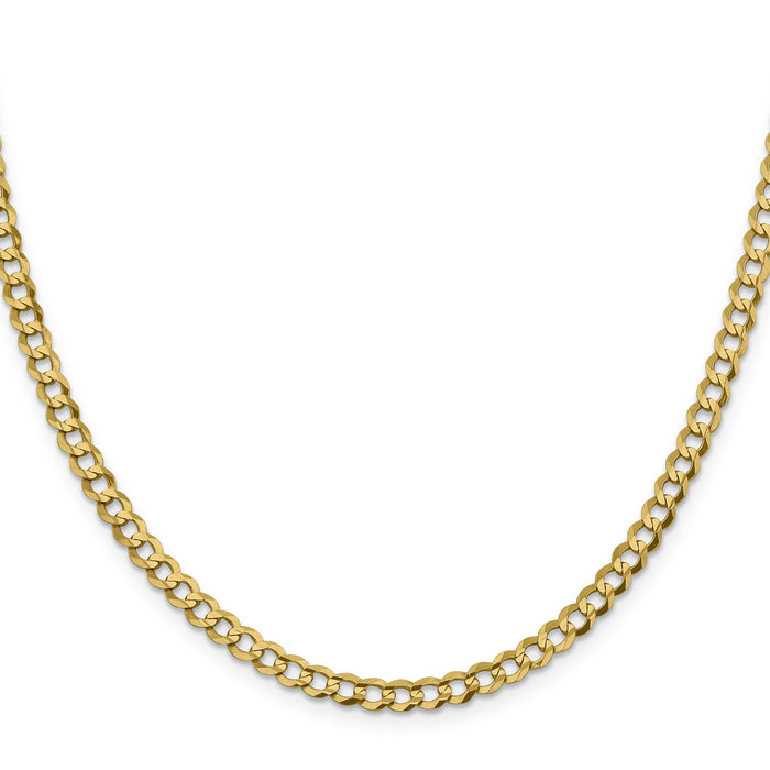 14k 4.7mm Lightweight Flat Cuban Chain-LCB120-16