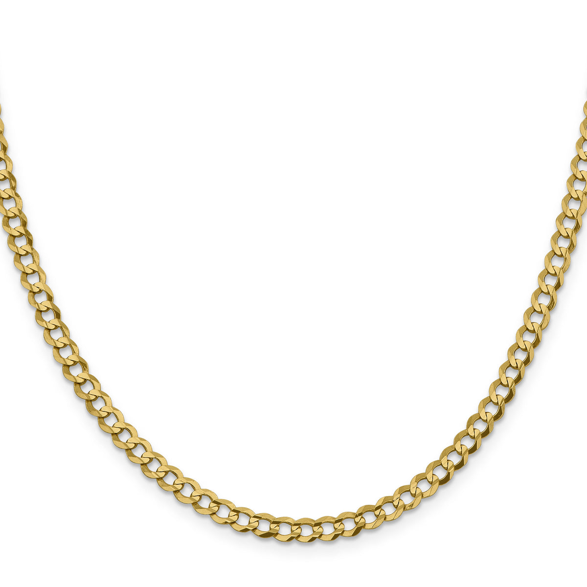 14k 4.7mm Lightweight Flat Cuban Chain-LCB120-26