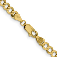 14k 4.7mm Lightweight Flat Cuban Chain-LCB120-26