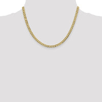 14k 4.7mm Lightweight Flat Cuban Chain-LCB120-18