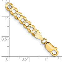14k 4.7mm Lightweight Flat Cuban Chain-LCB120-8