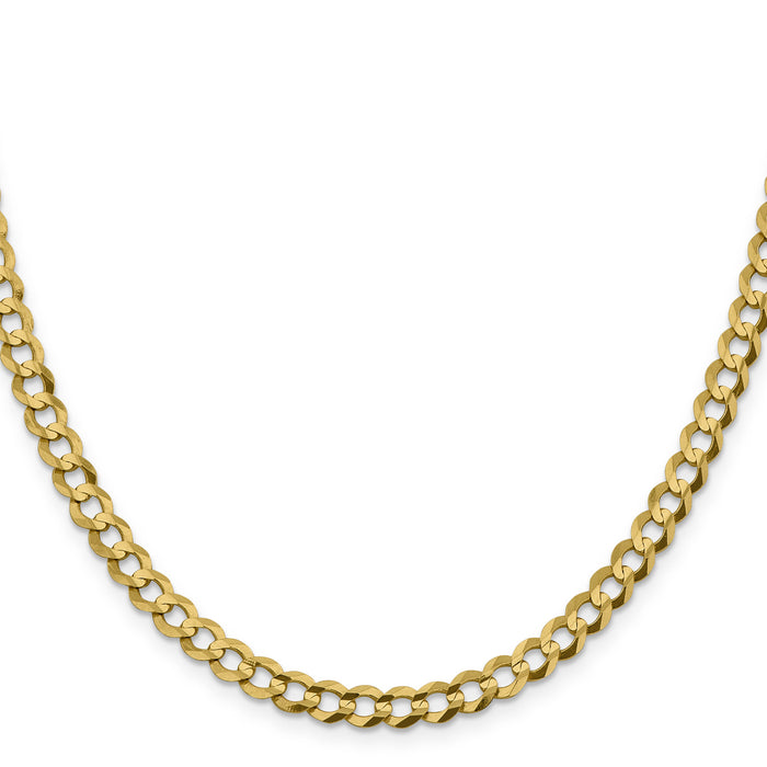 14k 5.9mm Lightweight Flat Cuban Chain-LCB150-18