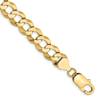 14k 8.3mm Lightweight Flat Cuban Chain-LCB210-8