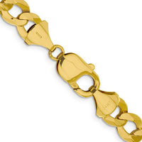 14k 9.4mm Lightweight Flat Cuban Chain-LCB250-22