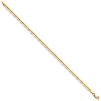 14k 3mm Open Concave Curb Chain-LCR080-9