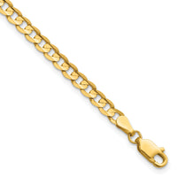 14k 3.8mm Open Concave Curb Chain-LCR100-8