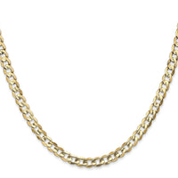 14k 4.5mm Open Concave Curb Chain-LCR120-18