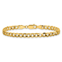 14k 4.5mm Open Concave Curb Chain-LCR120-9