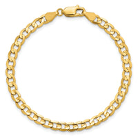 14k 4.5mm Open Concave Curb Chain-LCR120-8