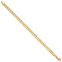 14k 5.25mm Open Concave Curb Chain-LCR140-7