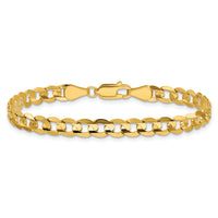 14k 5.25mm Open Concave Curb Chain-LCR140-7