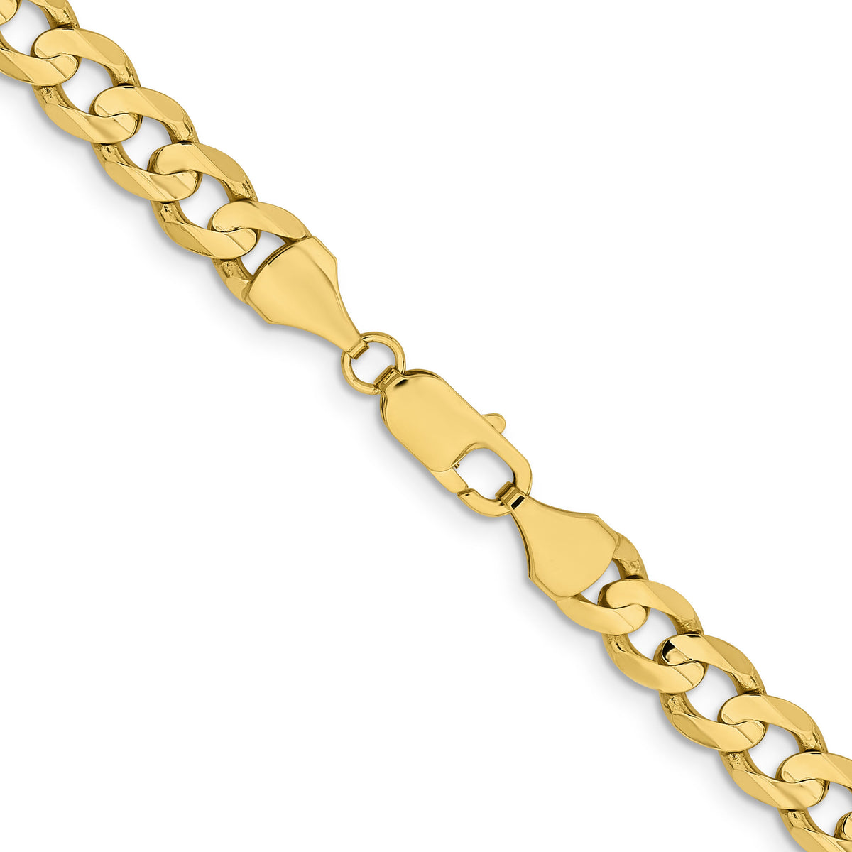 14k 8.5mm Open Concave Curb Chain-LCR220-20