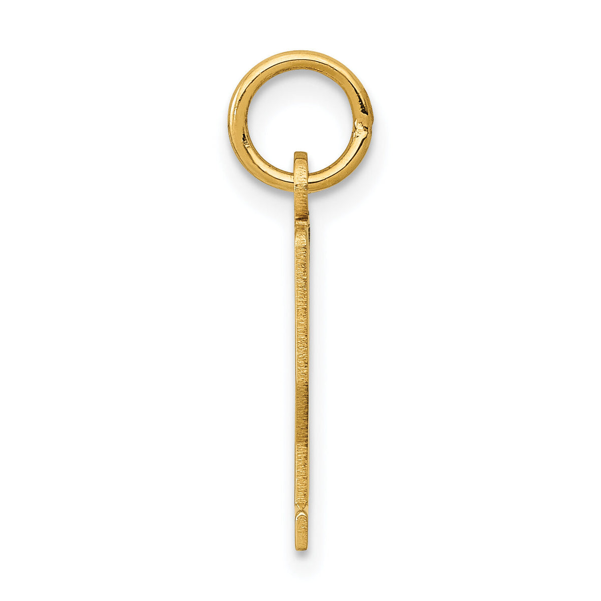 14k Small Elongated Number 22 Charm-LES22