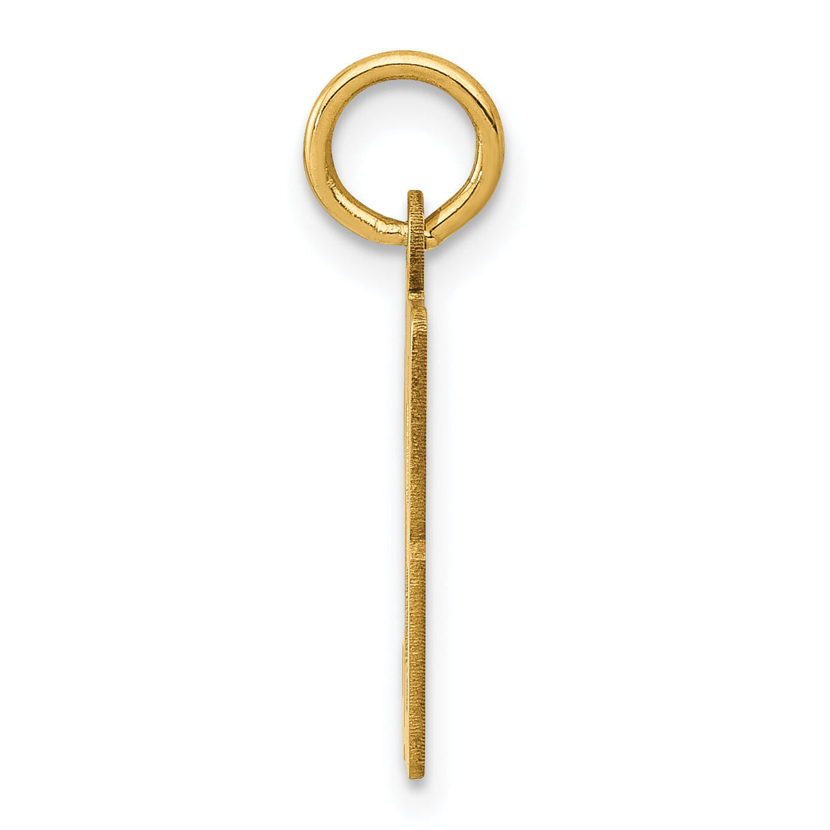 14k Small Elongated Number 93 Charm-LES93