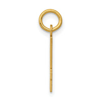 14k Small Elongated Number 94 Charm-LES94