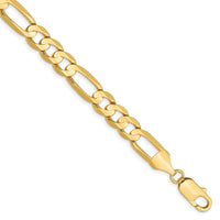 14k 10.0mm Concave Open Figaro Chain-LFG250-9