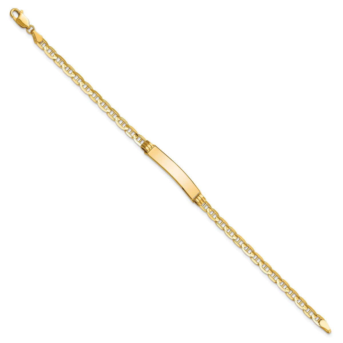 14K Anchor Link ID Bracelet-LID60-8