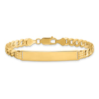 14K Curb Link ID Bracelet-LID64-7