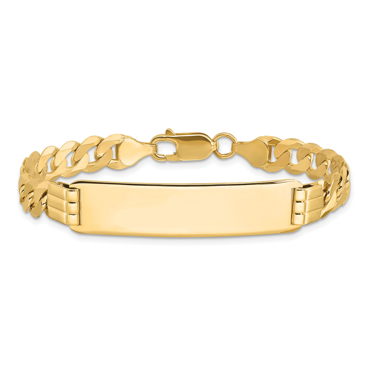 14K Curb Link ID Bracelet-LID65-7