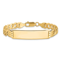 14K Curb Link ID Bracelet-LID65-7