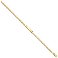 14k Anchor Link ID Bracelet-LID68-7