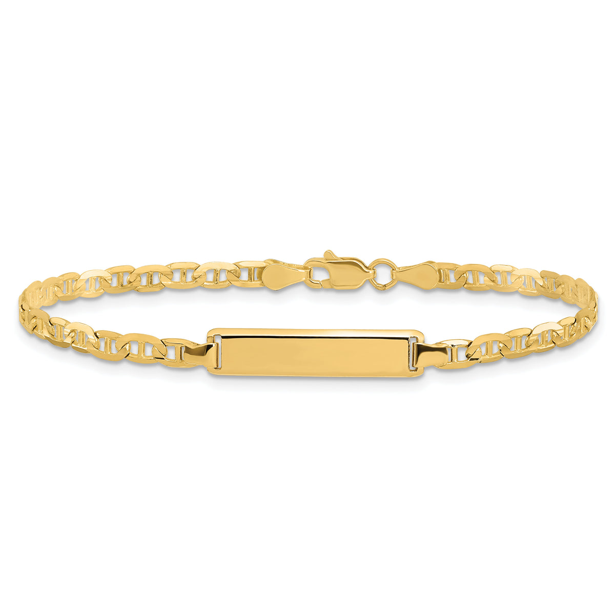 14k Anchor Link ID Bracelet-LID68-7