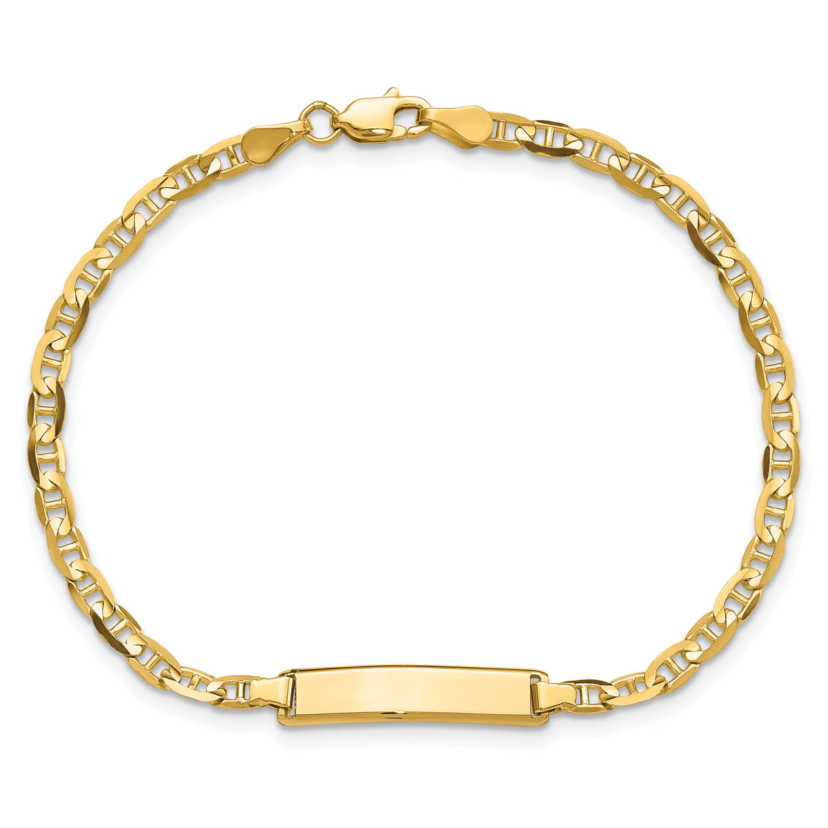 14k Anchor Link ID Bracelet-LID68-7