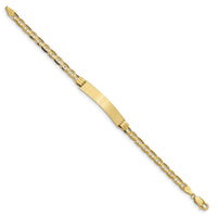 14k Anchor Link ID Bracelet-LID77-8