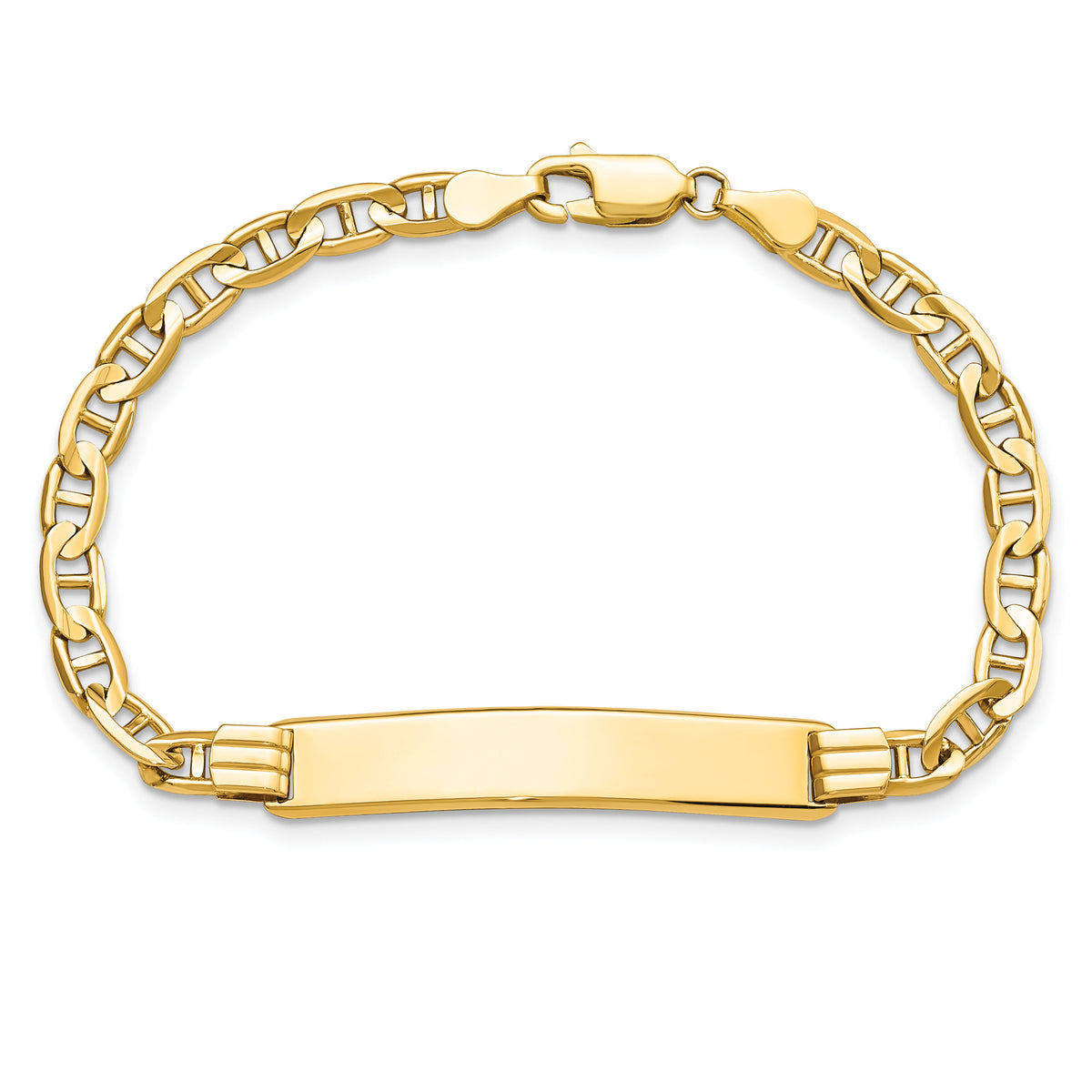 14k Anchor Link ID Bracelet-LID77-7