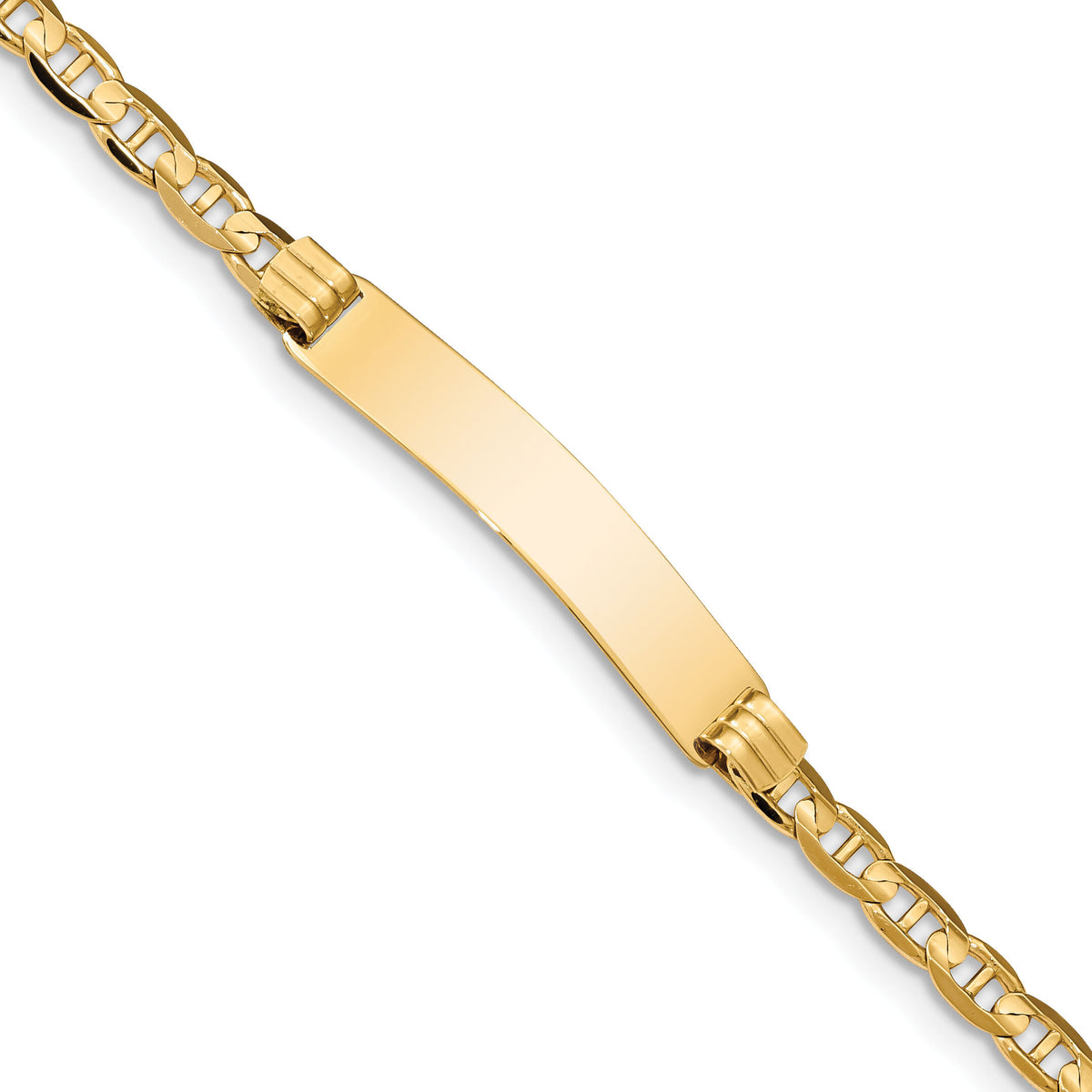 14k Anchor Link ID Bracelet-LID77-7