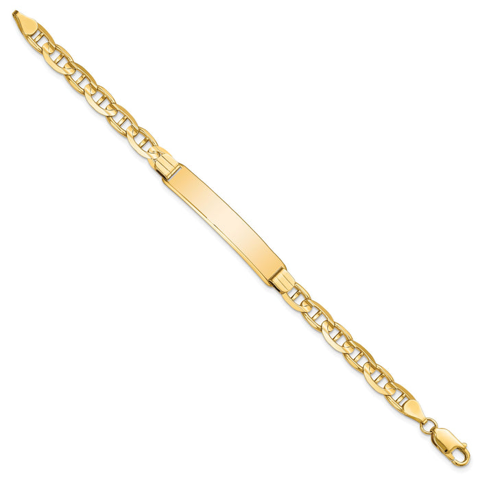 14k Anchor Link ID Bracelet-LID79-7