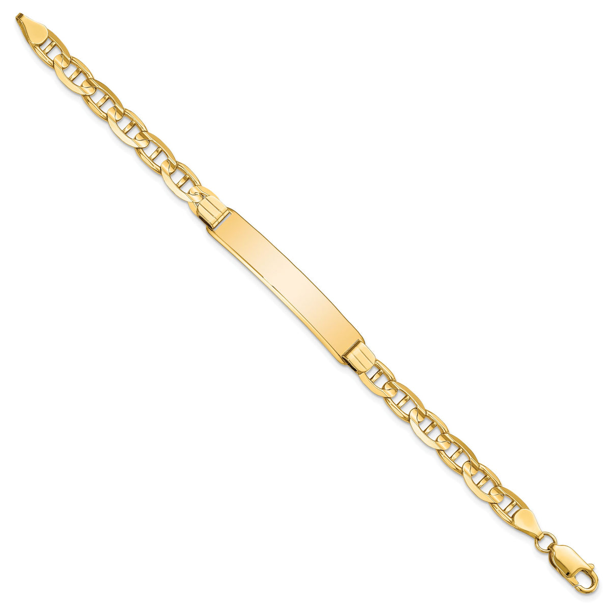 14k Anchor Link ID Bracelet-LID79-8