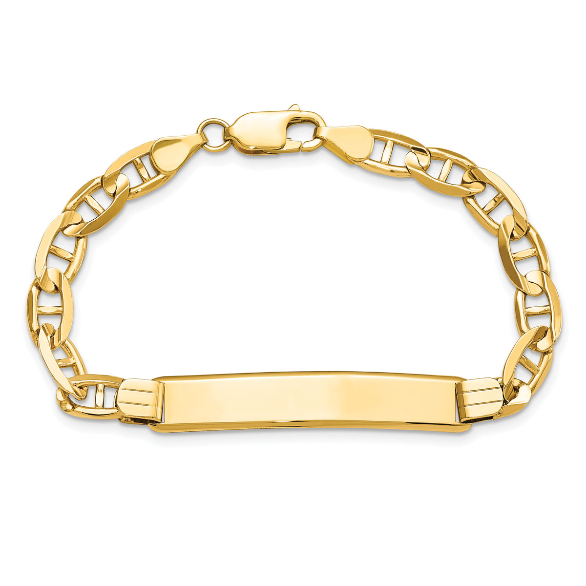 14k Anchor Link ID Bracelet-LID79-7