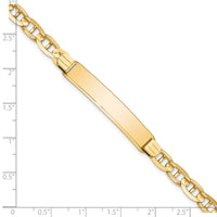 14k Anchor Link ID Bracelet-LID79-8