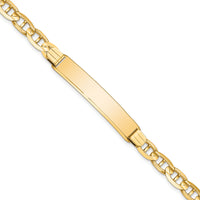 14k Anchor Link ID Bracelet-LID79-7
