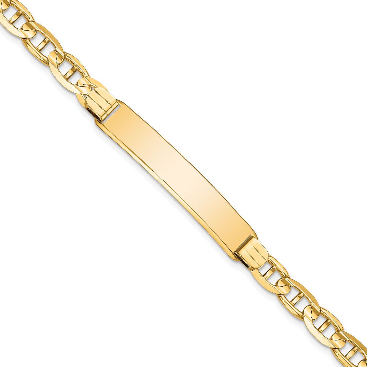 14k Anchor Link ID Bracelet-LID79-8