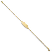 14k Oval Curb ID Bracelet-LID85-7