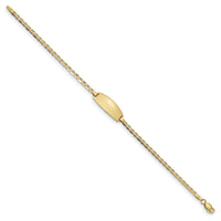 14k Oval Anchor ID Bracelet-LID86-6