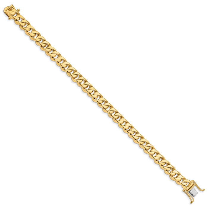 14k 8.5mm Hand-polished Traditional Link Chain-LK118-8