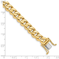 14k 8.5mm Hand-polished Traditional Link Chain-LK118-8