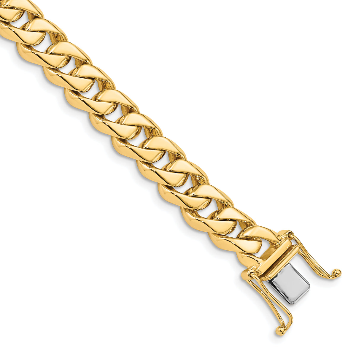 14k 8.5mm Hand-polished Traditional Link Chain-LK118-8