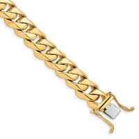 14k 11mm Hand-polished Traditional Link Bracelet-LK120-8