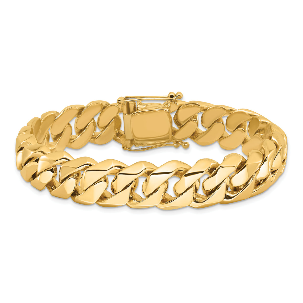 14k 14mm Hand-Polished Traditional Link Chain-LK121-8