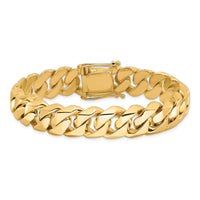 14k 14mm Hand-Polished Traditional Link Chain-LK121-8
