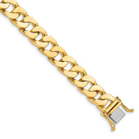 14K 10mm Hand-polished Fancy Link Bracelet-LK138-8