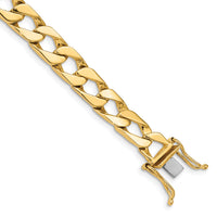 14K 7.9mm Hand-polished Fancy Link Bracelet-LK148-8