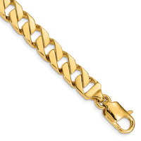 14k 8.5mm Hand-polished Fancy Link Bracelet-LK256-8