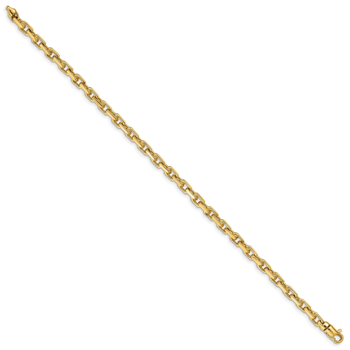 14k 4.2mm Hand-Polished Fancy Link Chain-LK302-7