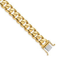14k 16.15mm Hand Polished Fancy Link Bracelet-LK472-9
